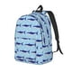 thumbnail image 1 of Easygdp Cute Shark Mochila de Lona Resistente para Laptop, Compatible con Laptops de 15 a 17 pulgadas, Ideal para Escuela, Trabajo y Viajes-Medium, 1 of 5