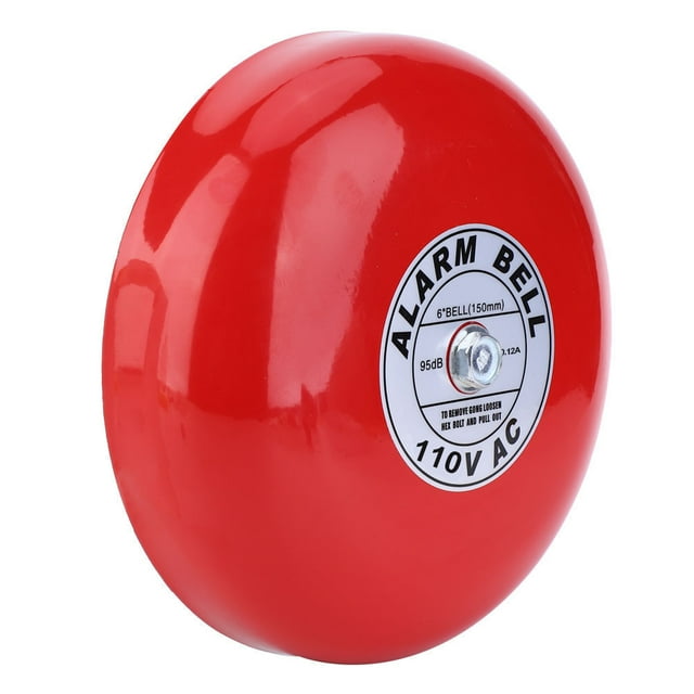 Alarm Bell, Tone Aluminum Base Firm Durable Wear Resistance Electric Alarm Bell, Factory Building For Industrial Construction Applications