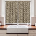 thumbnail image 2 of Ambesonne Camo Kitchen Curtains, Camouflage Repeat, 55"x45", Taupe Pale Sepia, 2 of 3
