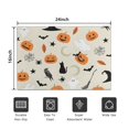 thumbnail image 5 of Beige Halloween Pumpkins Ghosts and Bats Door Rugs,Washable Non Slip Door Mats Indoor,Decorative Door Mats,Entry Mat Indoor for Entrance,Bedroom,Kitchen,Bathroom,16"x24", 5 of 6