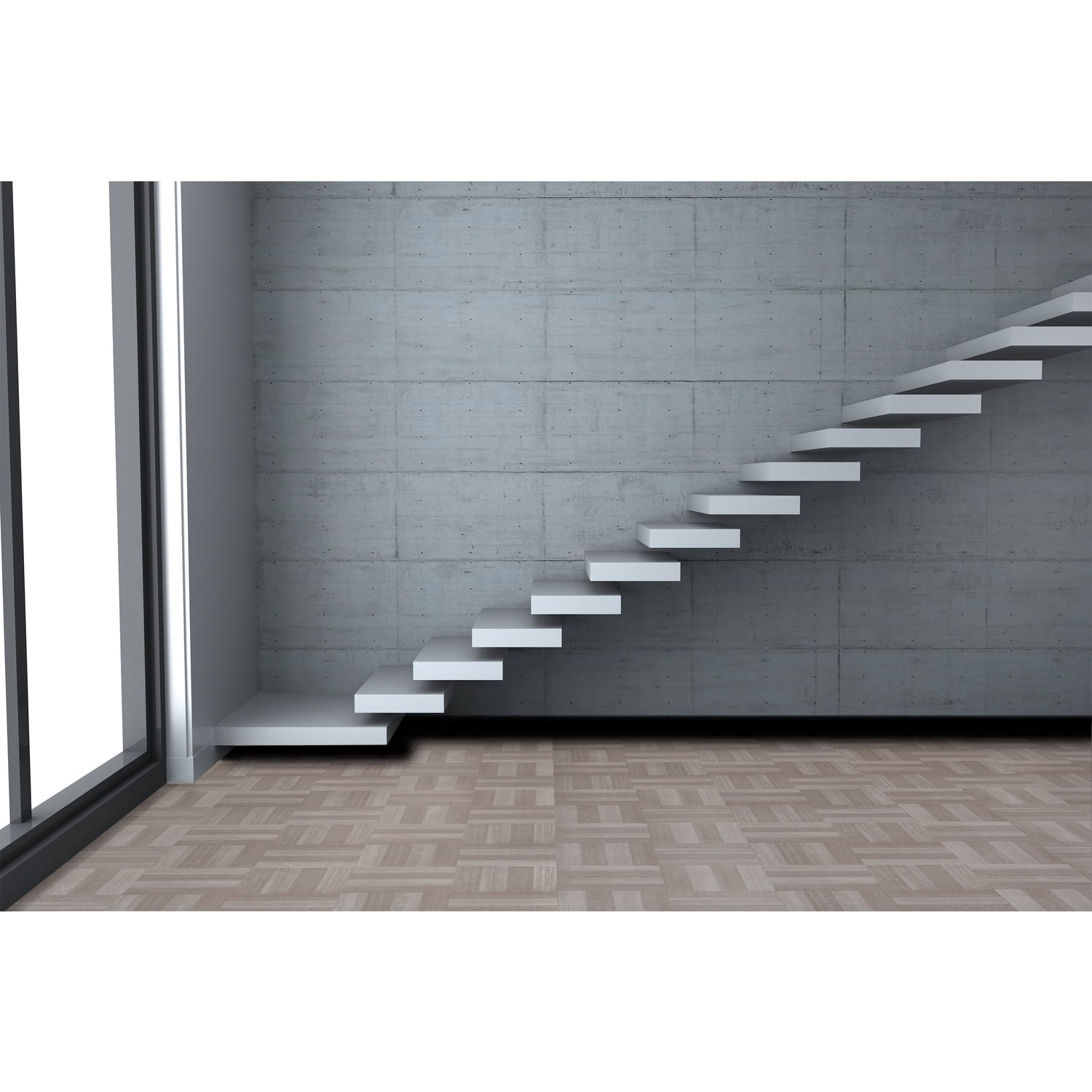 HomeStock African Artifacts Vinyl Floor Tile, 12" x 12", 45 sq ft/Box - Self-Adhesive, High Gloss Finish, Easy Installation for Any Room