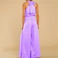 thumbnail image 2 of Vedolay Dressy Jumpsuits For Women Women's Casual Loose Sleeveless Jumpsuits Long Baggy Pants Rompers Jumpsuits,Purple S, 2 of 5