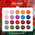 thumbnail image 2 of Beetles Gel Nail Polish Set - Yard Gel Polish Kit, 20 Color Orange Burgundy Red Navy Blue Glitter, Soak Off LED UV with Base Top Coat Nail Art Manicure Gift for Women, 2 of 8
