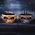 thumbnail image 2 of Juguete eléctrico de Halloween, cuenco de dulces con mano de calavera de salto, Ojos de miedo, decoración espeluznante para fiesta, cuenco de calavera encantada, Bar Ktv, utilería de terror, 2 of 4