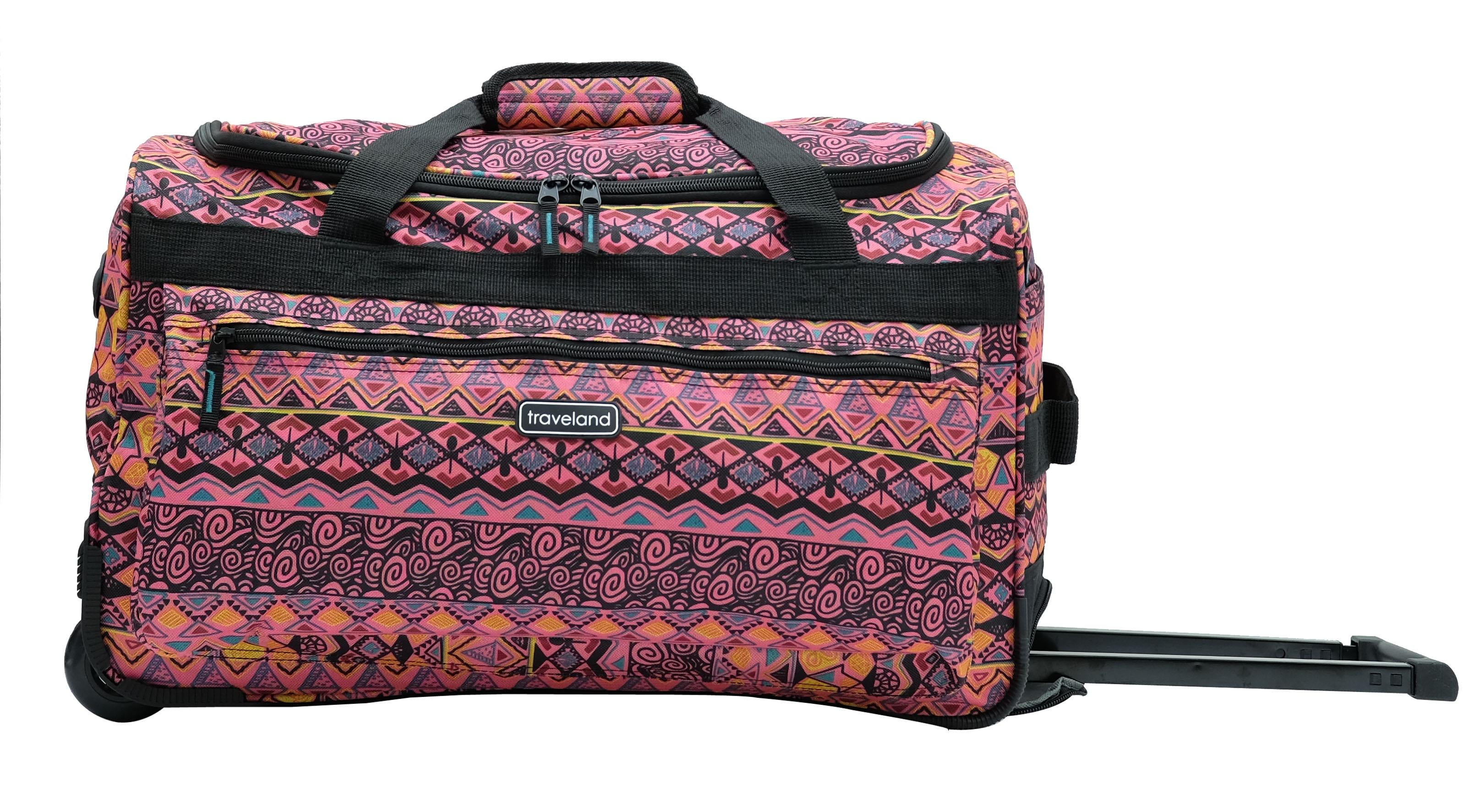 26" MULTI-POCKETS ROLLING DUFFEL BAG-GEOMETRY
