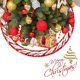 thumbnail image 2 of Falda para árbol de Navidad, 36 pulgadas, decoración navideña, falda para árbol de Navidad, adornos para base de árbol de Navidad (gnomo + casa, 36 PULGADAS), 2 of 4