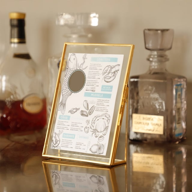 Specimen Display Frame,14x16x4.7cm Simple Style Geometric Display Frame Specimen Holder Optimized for Excellence