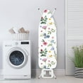 thumbnail image 3 of Kuiaobaty Non-Slip Ironing Board Cover Floral Butterfly Leaf Universal Stretchy Cover with Elasticized Edges and Hook and Loop Fastener Strap for Friends Home Decoration, 3 of 5