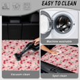 thumbnail image 5 of XYZCANDO Cherry Daisy Car Trunk Mat 29" x 39", All-Weather Polyester Cargo Liner with Non-Slip Backing, Easy-Clean Stitched Edge Protector for SUVs, Sedans and Trucks, 5 of 7