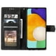 thumbnail image 2 of For Samsung Galaxy A56 Leather Case Splicing Stitching Wallet Stand Phone Cover with Strap - Black, 2 of 5