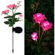 thumbnail image 5 of Luz solar para jardín al aire libre, luces LED solares con flor más grande y panel solar ancho, decoración de jardín al aire libre impermeable para jardín, césped, patio, Pa, 5 of 5