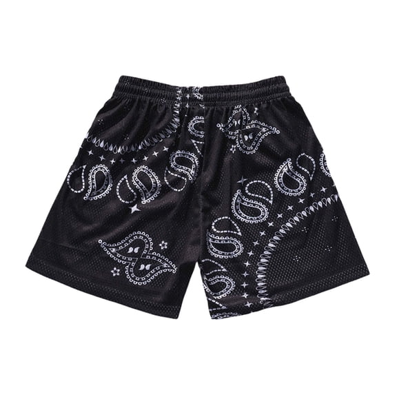 CONZONE Mens Swim Trunks Elastic Waist Drawstring Summer Shorts for Men Casual Graphic Y2K Lightweight Loose Fit Vacation Beach Shorts With Pockets
