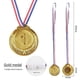 thumbnail image 5 of Football 3 Medals, Gold, Silver, Bronze, Winners Medal with Ribbon 1st 2nd 3rd Children Metal Medal, Style Winners Medal, 5 of 5