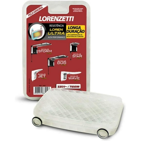 Resistencia Para Regadera Eléctrica 220V 6800W Lorenzetti blanco