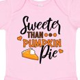 thumbnail image 4 of Inktastic Thanksgiving Sweeter Than Pumpkin Pie Boys or Girls Baby Bodysuit, 4 of 5