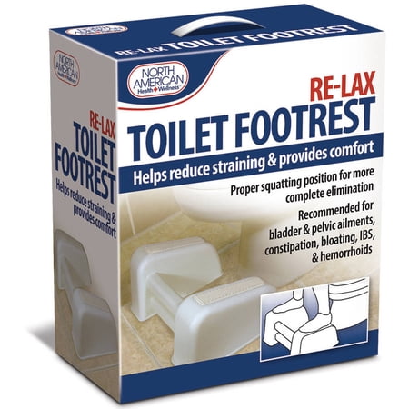 North American Health + Wellness Re-Lax Toilet Foot Rest
