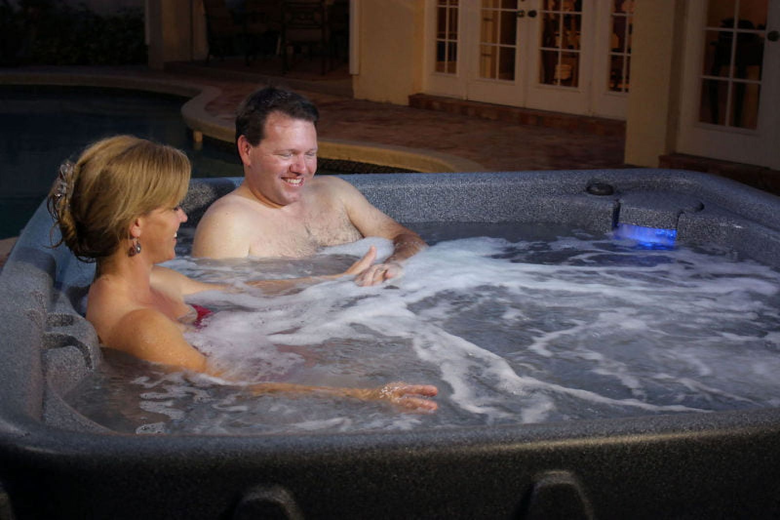 Aquarest Spas AR-500 Premium 5-Person 29-Jet Plug And Play with Ozonator - LED waterfall -2hp pump - Keystone