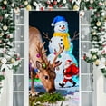 thumbnail image 4 of Festive Christmas Door Cover Decoration - Durable Door Hanging Tapestry, Vibrant Holiday Prints for Home Entrance, Party Decor & Christmas Celebrations, Easy To Hang Door, 70.8*35.4in, F, 4 of 9