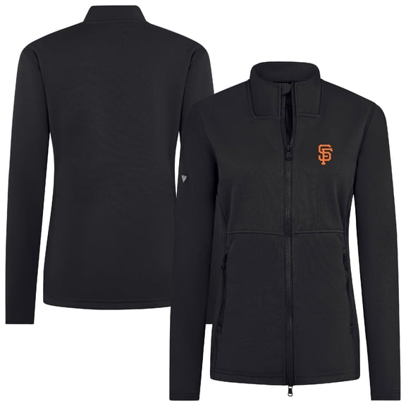 Women's Levelwear Black San Francisco Giants Driven Insignia 2.0 Full-Zip Jacket