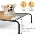 thumbnail image 5 of Pefilos 43" Indoor Basics Cooling Elevated Dog Bed with Metal Frame, Outdoor Pet Bed for Medium Dogs, Gray, 5 of 10