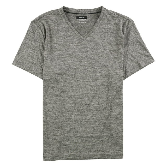 Alfani Playera básica de rendimiento para hombre, marrón, grande