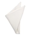 thumbnail image 3 of Cream Linen Pocket Square, 3 of 3