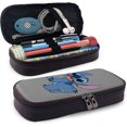 thumbnail image 2 of Stitch Fart Micro Leather Pencil case Pencil case Stationery Bag Office Portable Storage Box Cosmetic Box Folder, 2 of 5