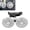 White, variant on Dual Head Car Fan for Backseat - 360° Rotatable USB Headrest Fan for Kids & Pets, 3-Speed Adjustable Rear Seat Cooling Fan for SUVs, RVs, Trucks