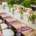 thumbnail image 4 of 4th of July Cloth Napkins, Red White and Blue Plaid Patriotic Memorial Day Washable and Reusable Dinner Napkins Set of 6, Table Napkin for Kitchen Party Birthday Wedding Hotel Housewarming 20"x20", 4 of 9