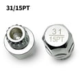 thumbnail image 3 of Car Wheel Lock Lug Nut Removal Key 31/15PT with 15 Teeth Fit for BMW, 3 of 6