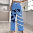thumbnail image 2 of Blue Angels Pajama Pants Comfortable Elastic Waist Pajamas Fashion Sleepwear Bottoms Plus Size Homewear, 2 of 6