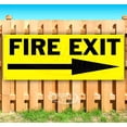 thumbnail image 1 of Fire Exit 13 oz Vinyl Banner With Metal Grommets, 1 of 4