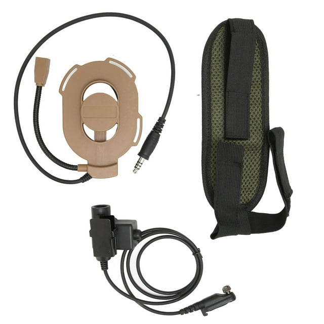 Auriculares Walkie Talkie, Auriculares Unilaterales Militares Resistentes Ajustables De Alta Resistencia Cómodos Para PD600 Para PD602 Para Hytera