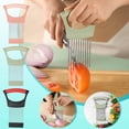 thumbnail image 5 of Holloyiver Onion Holder for Slicing, Lemon Slicer Onion Cutter for Slicing, Vegetable Cutter for Potato and Tomato, Avocados, Eggs, Food Slicer Assistant Tool for Slicing Fruit Lemon and Meat, 5 of 5