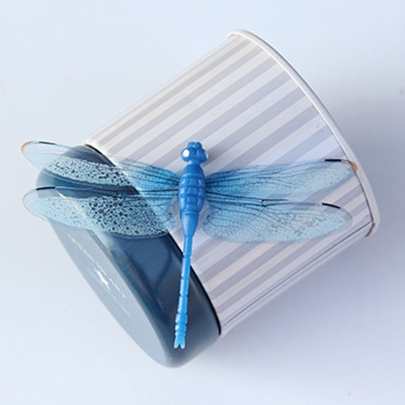 LOLIPPYY 20Pcs Simulation Dragonflies Assorted Color Glow in The Dark Decor for Home Decor