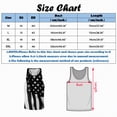 thumbnail image 3 of HCNTES 4th of July Shirts Mens Muscle Tank Top 1776 Sleeveless Graphic Gym Workout American Flag Shirt(Grey,XL), 3 of 4