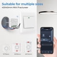 thumbnail image 2 of Interruptor Smart de 2 Vías 16A WiFi Módulo de Interruptor de Luz Compatible con Alexa/Google Home, Control Remoto por APP, Control por Voz, Modo DIY, No Requiere Hub, 2 of 9