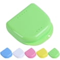 thumbnail image 2 of Denture Box Creative Plastic Denture Bath Case Denture Container for Travel, 2 of 10