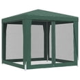 thumbnail image 5 of Carevas Party Tent with 4 Mesh Sidewalls Green 8.2'x8.2' HDPE, 5 of 7