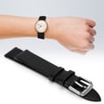 thumbnail image 1 of Dioche 1 Pair PU Leather Universal Unisex Pin Buckle Watch Replacement Watch Strap, 1 of 8