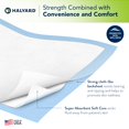 thumbnail image 4 of Almohadillas desechables HALYARD Premium 30 x 36 cm, 40 almohadillas azules, 4 of 6