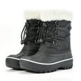 thumbnail image 2 of Nova Mountain Boys Girls Little Kids Winter Snow Boots NF-NFWB111-Black-13, 2 of 6