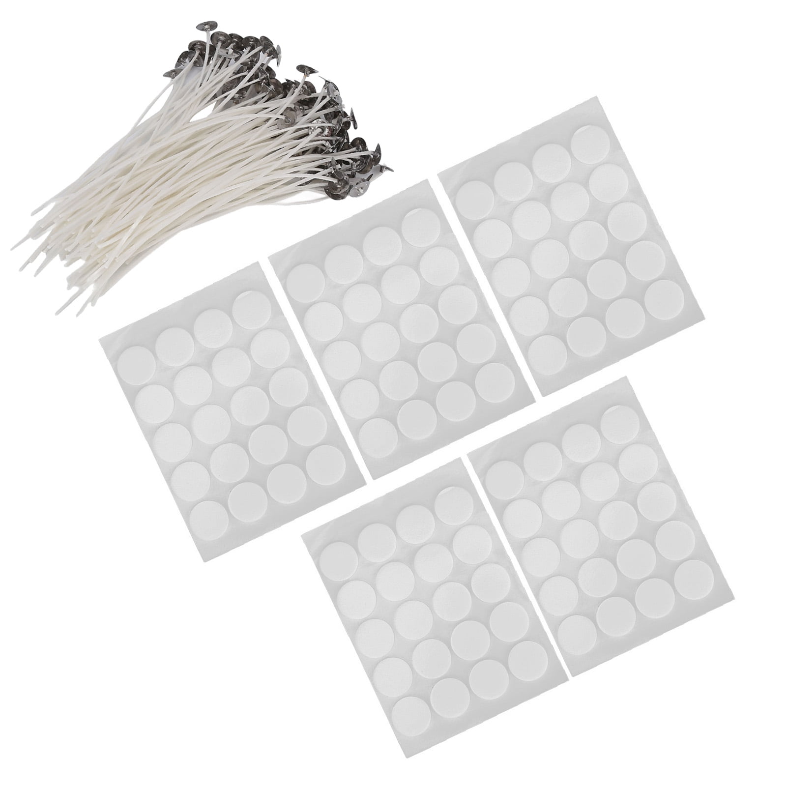 Octpeak Bulk Candle Wicks, Candle Wicks Functional No Odor With Double