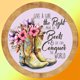 thumbnail image 1 of Cuadros Decorativos Kit de botas de pintura de diamante de taladro redondo completo DIY 5D decoración del hogar arte artesanal Wdftyju embutido en tela, 1 of 2