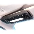 thumbnail image 3 of Bling Bling - Soporte para caja de pañuelos para visera de coche, soporte para servilletas de cristal brillante, funda de pañuelos para asiento trasero de piel sintética, accesorios para coche pa, 3 of 5