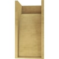 thumbnail image 4 of 11"W x 11"D x 22"H Wide Huntington Rough Cedar Woodgrain TimberThane Corbel, Primed Tan, 4 of 6
