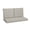 Beige, variant on Olurrisa 48" Outdoor Loveseat Cushion Set, Red Water-Resistant Polyester with 28D Foam for Patio Furniture (1 Seat 2 Backs)