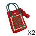 thumbnail image 1 of 2xMini Bolso Para Teléfono Móvil Portátil Con Correa Para El Hombro Bolso Cruzado Navideño, 1 of 10