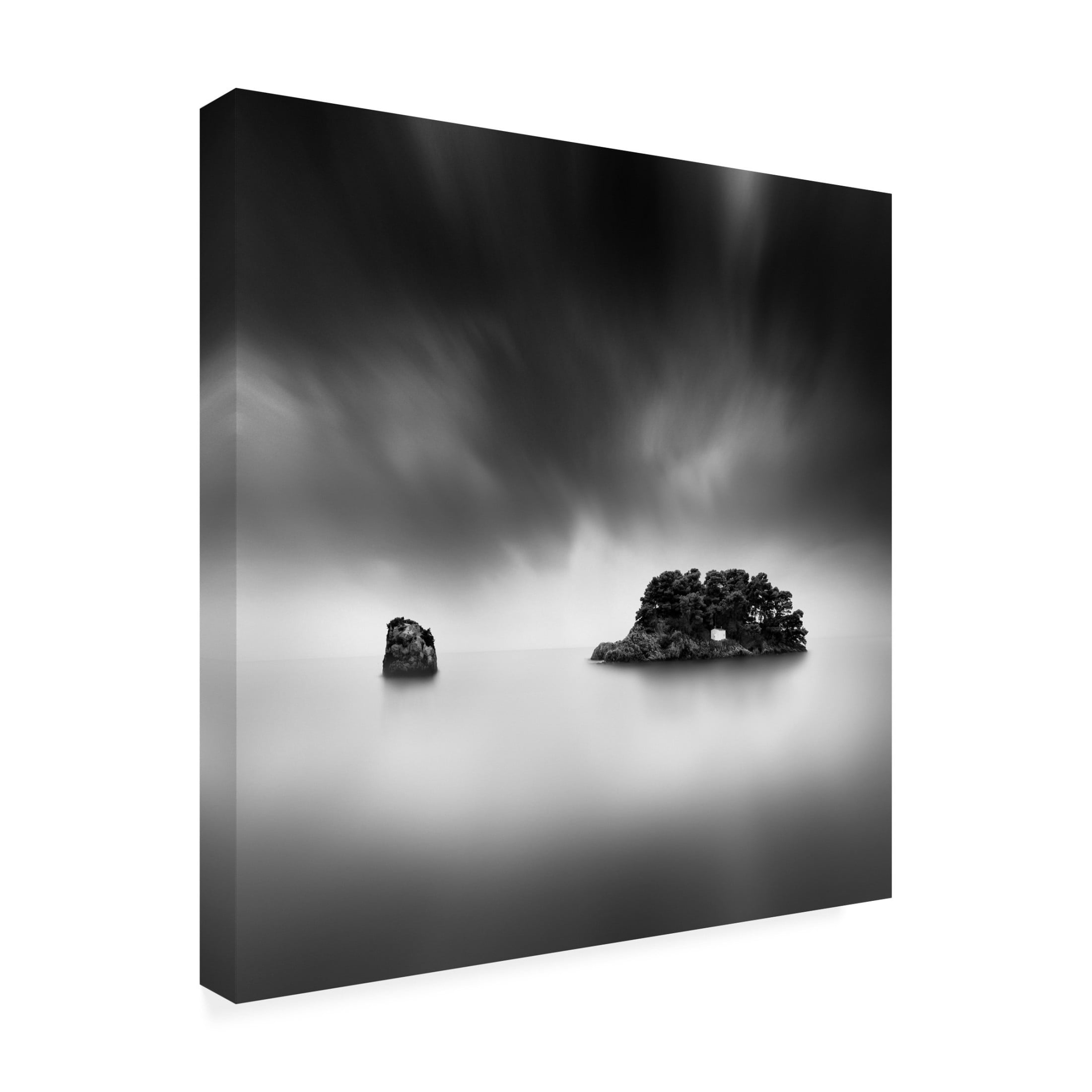Canvas Wall Art - George Digalakis 'Madonnas Chapel' Wall Art for Living Room, Bedroom, or Office D?cor by Trademark Fine Art - 14 x 14 Inches
