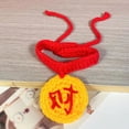 thumbnail image 1 of Langgg Collier pour Chat, Collier Tissé pour Animaux, Corde Rouge Nœud Chinois, 1 of 1